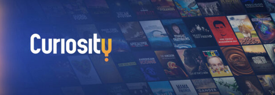 Banner for CuriosityStream, a CORE partner
