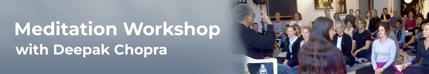 Banner for Meditation Workshop