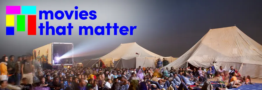 Banner for Movies that Matter, a CORE partner