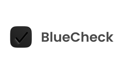 Blue Check logo