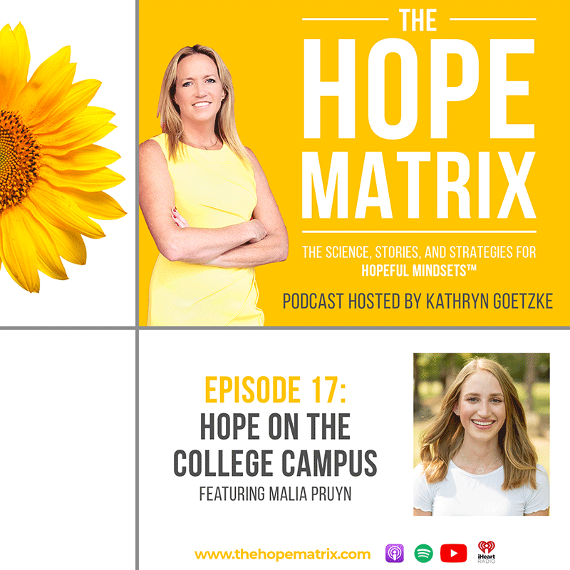 Hope on the College Campus, featuring Malia Pruyn title card