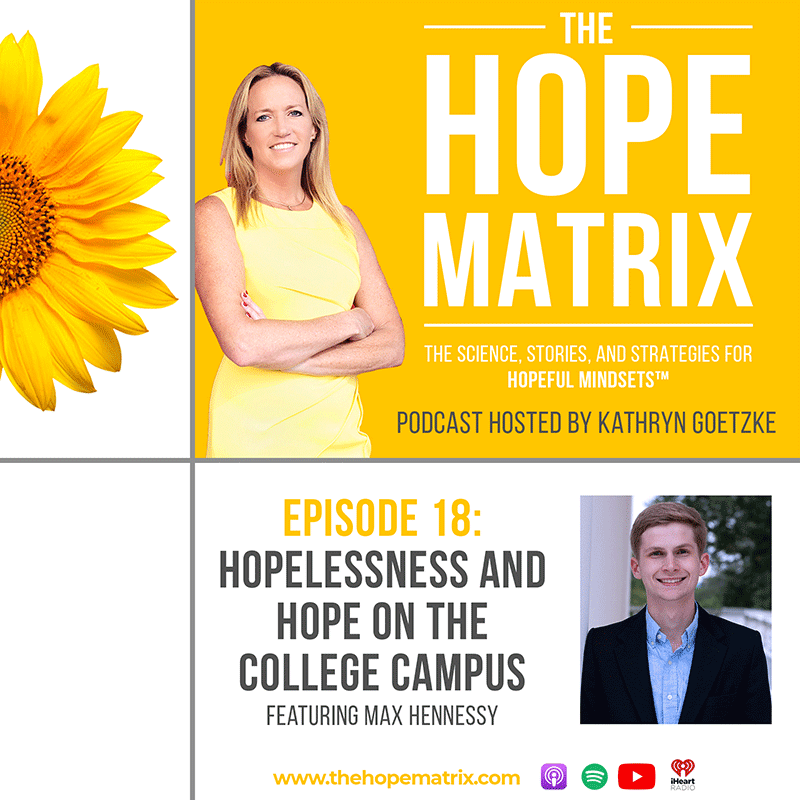 Hopelessness and Hope on the College Campus, featuring Max Hennessy title card