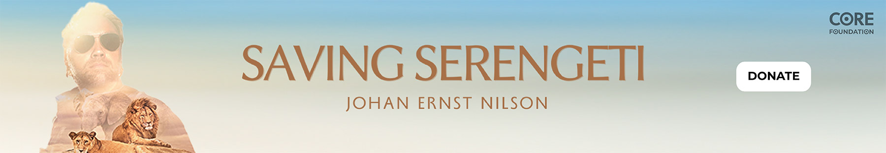 Banner for Donation to Saving Serengeti