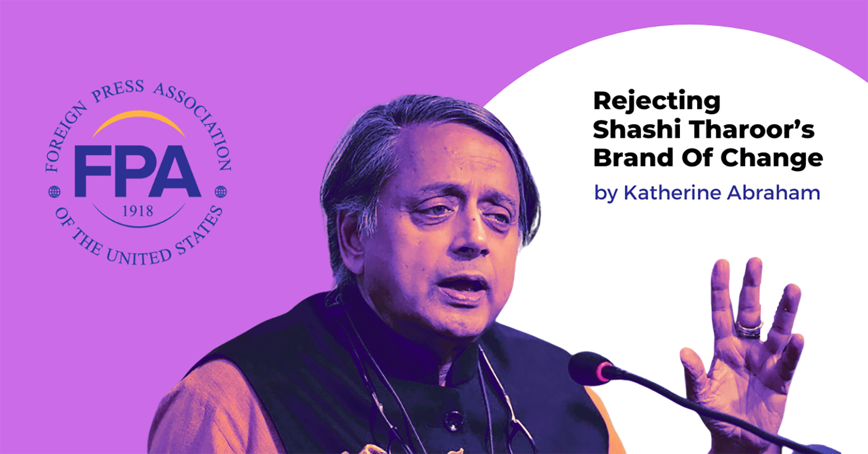 Rejecting Shashi Tharoor’s Brand Of Change