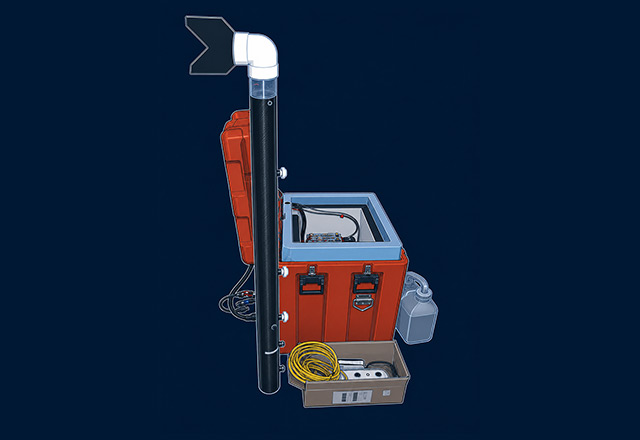 Photograph of the TCP prototype instrument assembly